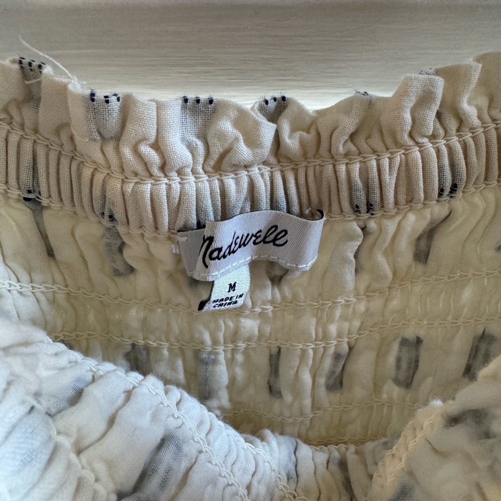 Madewell Lucie Mocked Tank Mini cream Dress - Picture 6 of 6